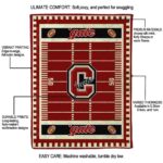colgate raiders football field maroon blanket best selling