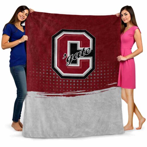 colgate raiders gradient dots maroon blanket fashion forward