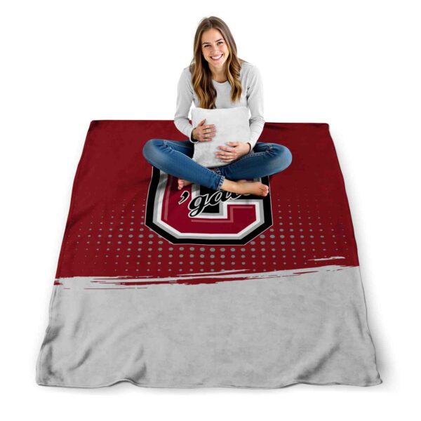 colgate raiders gradient dots maroon blanket high quality