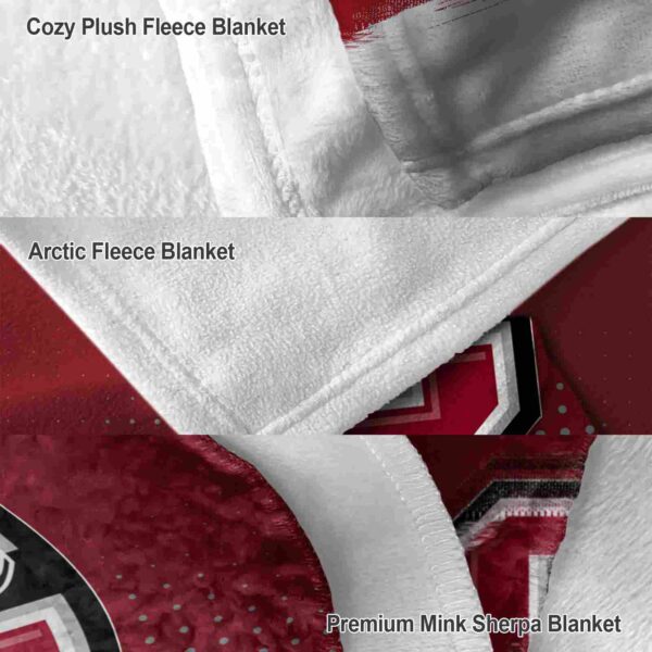 colgate raiders gradient dots maroon blanket premium grade