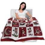colgate raiders mickey minnie maroon white blanket latest model