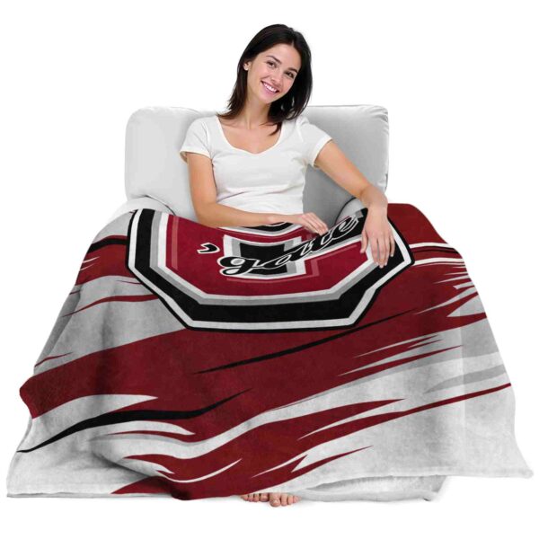 colgate raiders paint streaks maroon white blanket latest model
