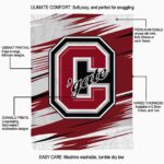 colgate raiders paint streaks maroon white blanket new arrival