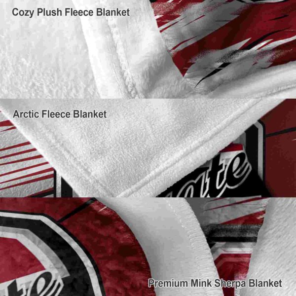 colgate raiders paint streaks maroon white blanket premium grade