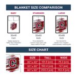 colgate raiders paint streaks maroon white blanket trendy