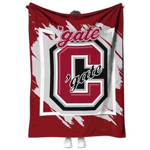 colgate raiders splatter effect maroon blanket best selling