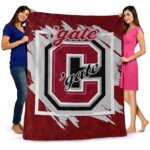 colgate raiders splatter effect maroon blanket best selling