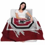 colgate raiders splatter effect maroon blanket best selling