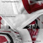 colgate raiders splatter effect maroon blanket best selling