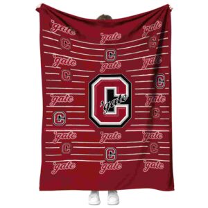 colgate raiders striped pattern maroon blanket best selling
