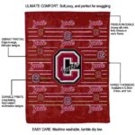 colgate raiders striped pattern maroon blanket new arrival
