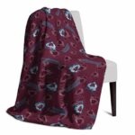 colorado avalanche diehard fans burgundy blanket top rated