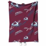 Colorado Avalanche Fan Spirit Burgundy Blanket 1 colorado avalanche fan spirit burgundy blanket best selling