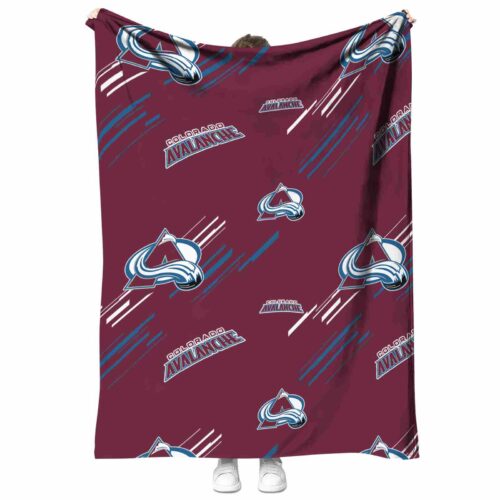 colorado avalanche fan spirit burgundy blanket best selling