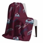 colorado avalanche fan spirit burgundy blanket best selling