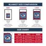 colorado avalanche splatter effect burgundy blanket best selling