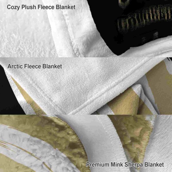 colorado buffaloes brushstrokes gold white blanket premium grade