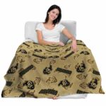 colorado buffaloes diehard fans gold blanket latest model