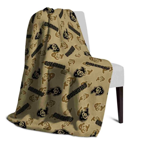 colorado buffaloes diehard fans gold blanket top rated