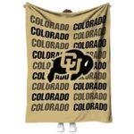 colorado buffaloes fan pride gold blanket best selling
