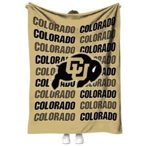 colorado buffaloes fan pride gold blanket best selling