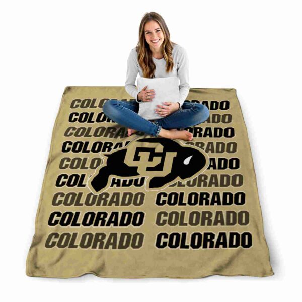 colorado buffaloes fan pride gold blanket high quality