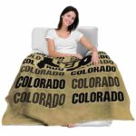 colorado buffaloes fan pride gold blanket latest model