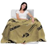 colorado buffaloes fan spirit gold blanket latest model