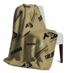 colorado buffaloes fan spirit gold blanket top rated