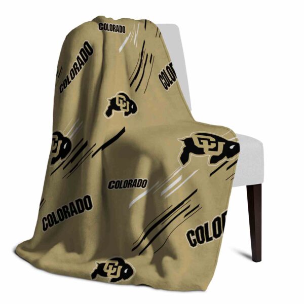 colorado buffaloes fan spirit gold blanket top rated