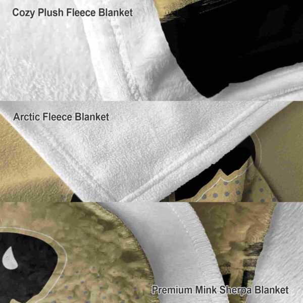 colorado buffaloes gradient dots gold blanket premium grade