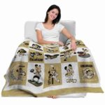 colorado buffaloes mickey minnie gold white blanket latest model
