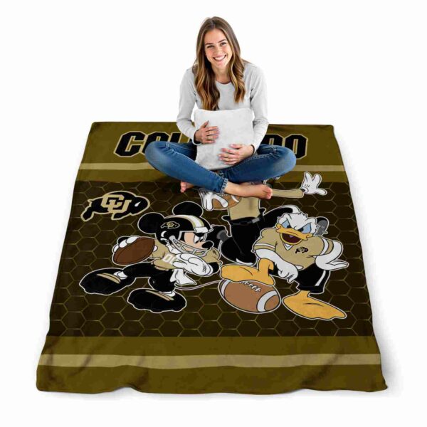 colorado buffaloes three musketeers gold blanket high quality