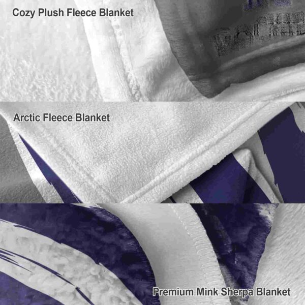 colorado rockies brushstrokes blue white blanket premium grade