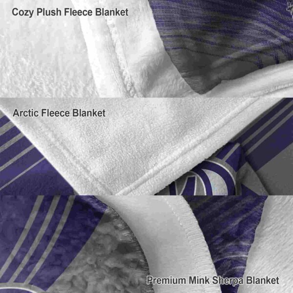 colorado rockies diagonal stripes blue blanket premium grade
