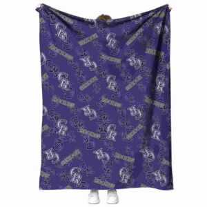 colorado rockies diehard fans blue blanket best selling