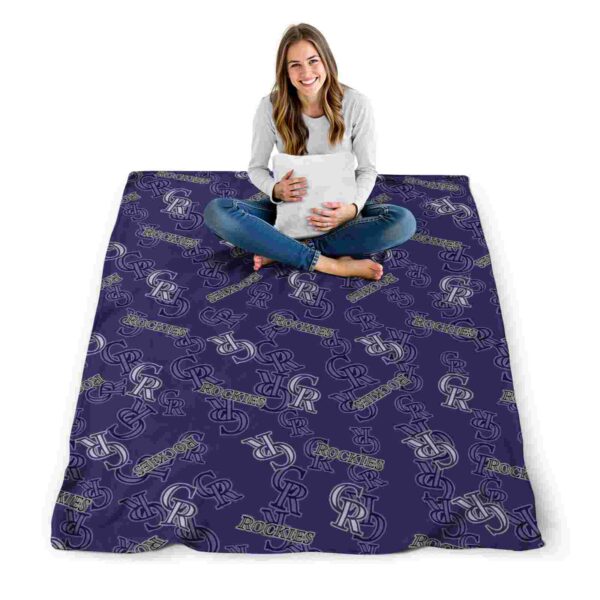 colorado rockies diehard fans blue blanket high quality