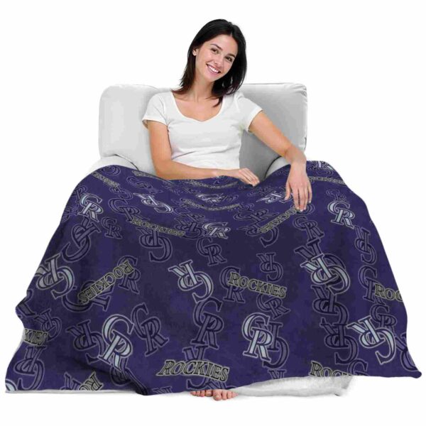 colorado rockies diehard fans blue blanket latest model