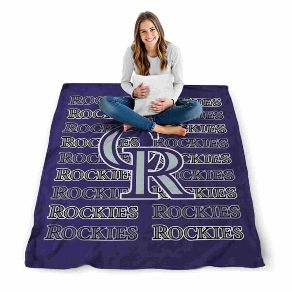 colorado rockies fan pride blue blanket high quality