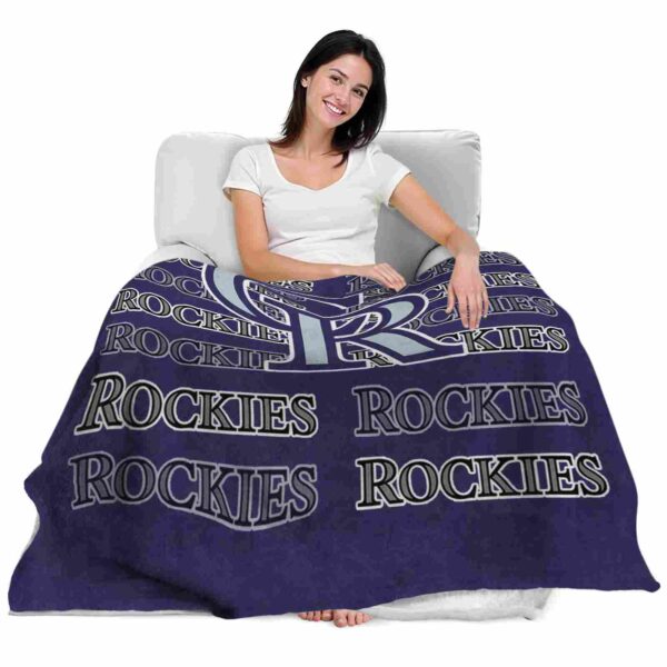 colorado rockies fan pride blue blanket latest model