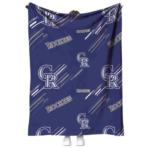 colorado rockies fan spirit blue blanket best selling