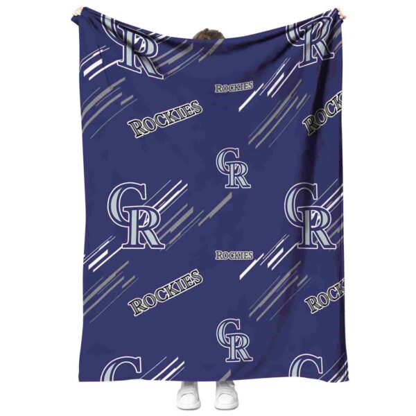 colorado rockies fan spirit blue blanket best selling