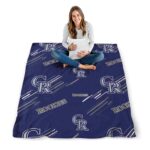colorado rockies fan spirit blue blanket high quality