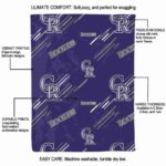 colorado rockies fan spirit blue blanket new arrival