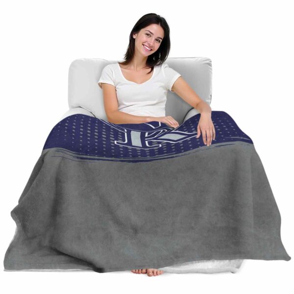colorado rockies gradient dots blue blanket latest model