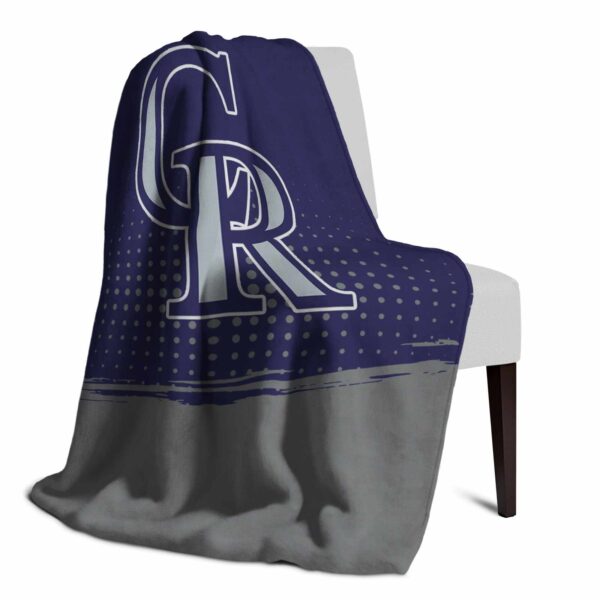 colorado rockies gradient dots blue blanket top rated