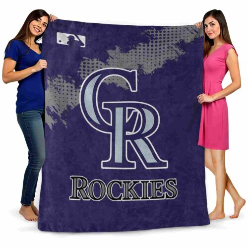 colorado rockies grunge texture blue blanket fashion forward