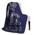 colorado rockies grunge texture blue blanket top rated