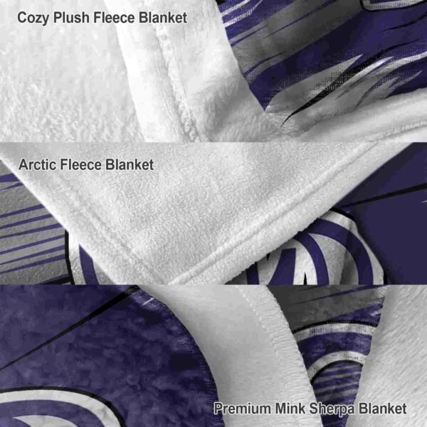 colorado rockies paint streaks blue white blanket premium grade