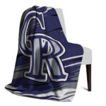 colorado rockies paint streaks blue white blanket top rated
